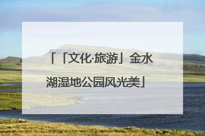 「文化·旅游」金水湖湿地公园风光美