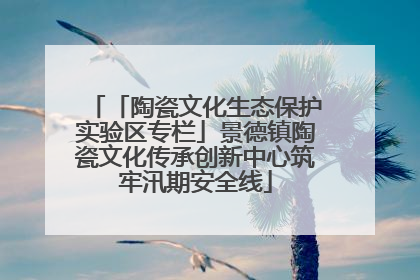 「陶瓷文化生态保护实验区专栏」景德镇陶瓷文化传承创新中心筑牢汛期安全线
