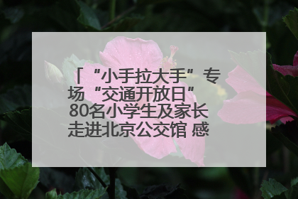 “小手拉大手”专场“交通开放日” 80名小学生及家长走进北京公交馆 感受百年公交文化