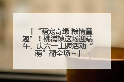“萌宠奇缘 粽情童趣”！桃浦镇这场迎端午、庆六一主题活动“萌”翻全场～