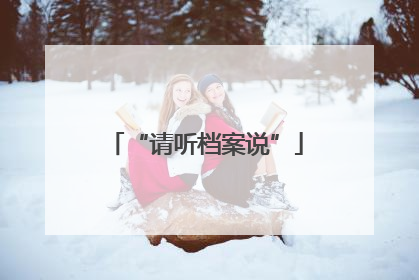 “请听档案说”
