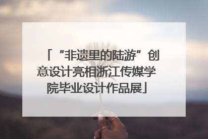 “非遗里的陆游”创意设计亮相浙江传媒学院毕业设计作品展