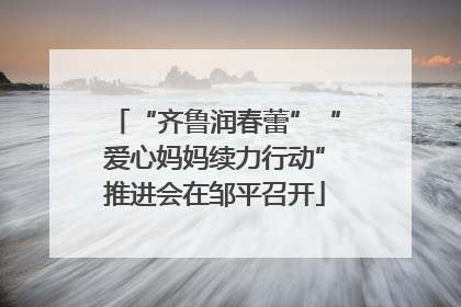 “齐鲁润春蕾”“爱心妈妈续力行动”推进会在邹平召开