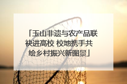 玉山非遗与农产品联袂进高校 校地携手共绘乡村振兴新图景