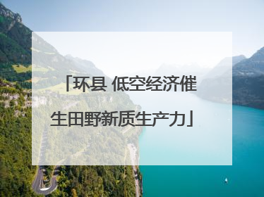 环县 低空经济催生田野新质生产力
