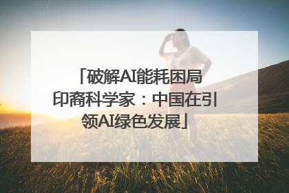 破解AI能耗困局 印裔科学家：中国在引领AI绿色发展