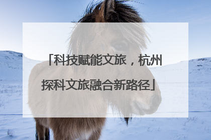 科技赋能文旅，杭州探科文旅融合新路径