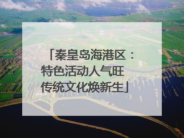 秦皇岛海港区：特色活动人气旺 传统文化焕新生