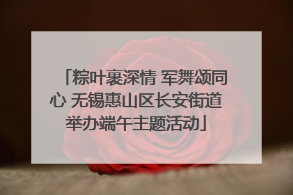 粽叶裹深情 军舞颂同心 无锡惠山区长安街道举办端午主题活动