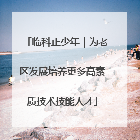 临科正少年｜为老区发展培养更多高素质技术技能人才
