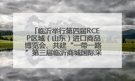 临沂举行第四届RCEP区域（山东）进口商品博览会、共建“一带一路”第三届临沂商城国际采购商大会新闻发布会