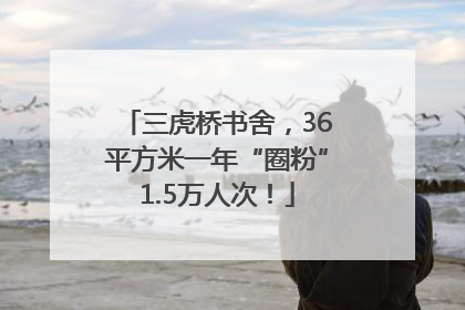三虎桥书舍，36平方米一年“圈粉”1.5万人次！