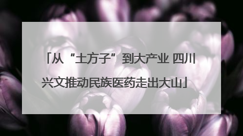 从“土方子”到大产业 四川兴文推动民族医药走出大山