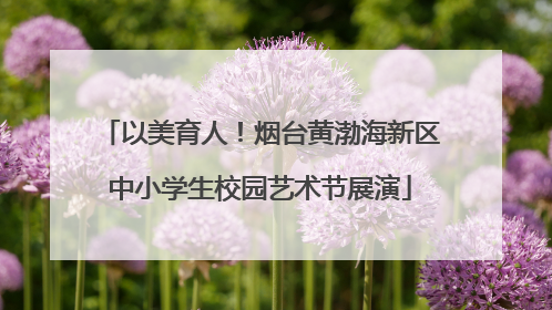 以美育人！烟台黄渤海新区中小学生校园艺术节展演