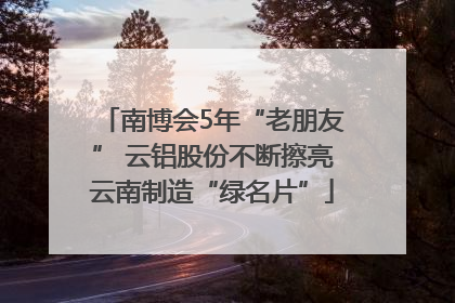 南博会5年“老朋友” 云铝股份不断擦亮云南制造“绿名片”