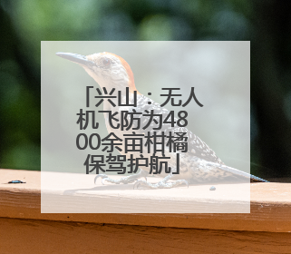 兴山：无人机飞防为4800余亩柑橘保驾护航