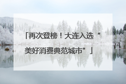 再次登榜！大连入选“美好消费典范城市”