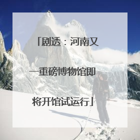剧透：河南又一重磅博物馆即将开馆试运行