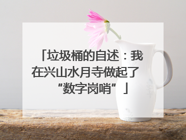 垃圾桶的自述：我在兴山水月寺做起了“数字岗哨”