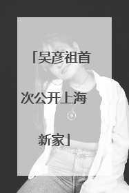 吴彦祖首次公开上海新家
