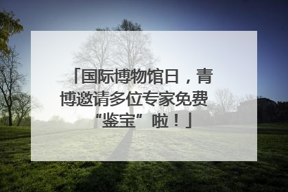 国际博物馆日，青博邀请多位专家免费“鉴宝”啦！
