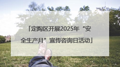 定陶区开展2025年“安全生产月”宣传咨询日活动