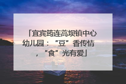 宜宾筠连蒿坝镇中心幼儿园：“豆”香传情，“食”光有爱