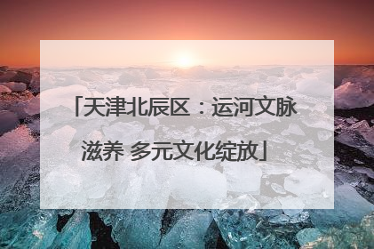 天津北辰区：运河文脉滋养 多元文化绽放