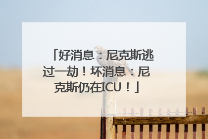 好消息：尼克斯逃过一劫！坏消息：尼克斯仍在ICU！