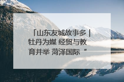 山东友城故事多｜牡丹为媒 经贸与教育并举 菏泽国际“朋友圈”扩容升级