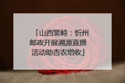 山西繁峙：忻州邮政开展溯源直播活动助杏农增收