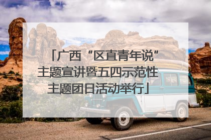 广西“区直青年说”主题宣讲暨五四示范性主题团日活动举行