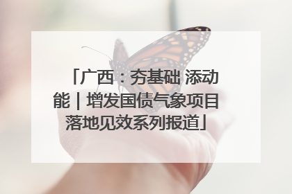 广西：夯基础 添动能｜增发国债气象项目落地见效系列报道