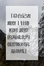 总台记者观察丨针锋相对 波罗的海成北约俄罗斯对抗最前线