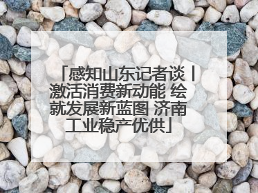 感知山东记者谈丨激活消费新动能 绘就发展新蓝图 济南工业稳产优供