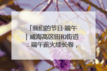 我们的节日·端午｜威海高区田和街道：端午薪火续长卷，邻里馨香聚暖流