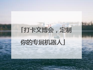 打卡文博会，定制你的专属机器人