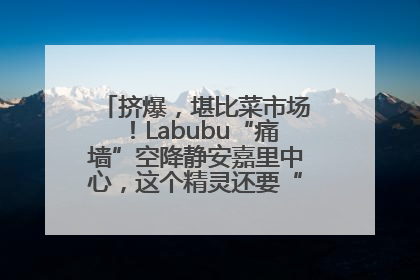 挤爆，堪比菜市场！Labubu“痛墙”空降静安嘉里中心，这个精灵还要“突袭”便利店？