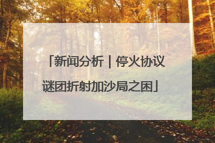 新闻分析｜停火协议谜团折射加沙局之困