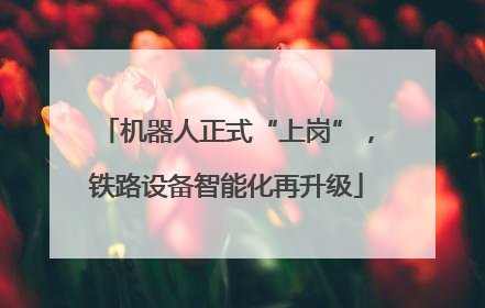 机器人正式“上岗”，铁路设备智能化再升级