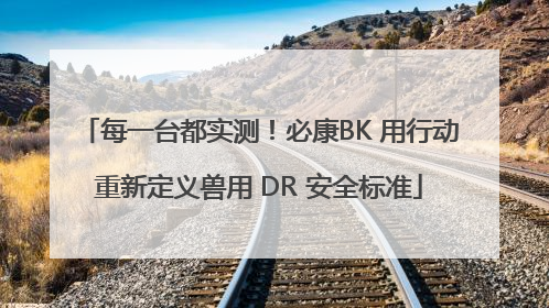 每一台都实测！必康BK 用行动重新定义兽用 DR 安全标准