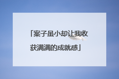 案子虽小却让我收获满满的成就感
