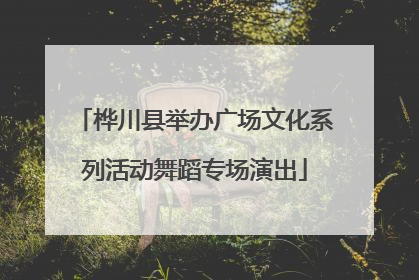 桦川县举办广场文化系列活动舞蹈专场演出