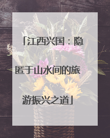 江西兴国：隐匿于山水间的旅游振兴之道
