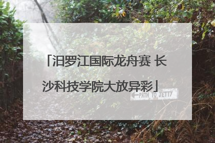 汨罗江国际龙舟赛 长沙科技学院大放异彩