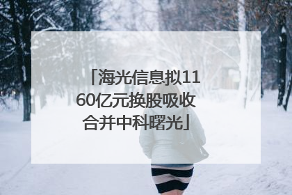 海光信息拟1160亿元换股吸收合并中科曙光