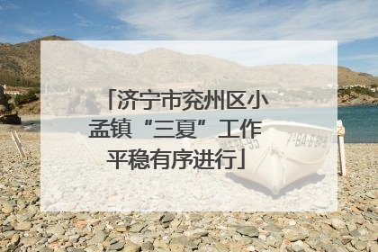 济宁市兖州区小孟镇“三夏”工作平稳有序进行