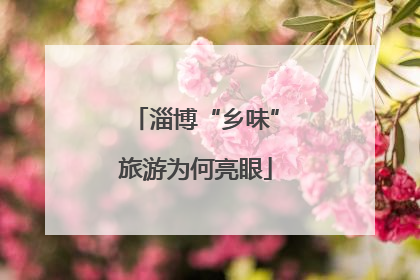 淄博“乡味”旅游为何亮眼