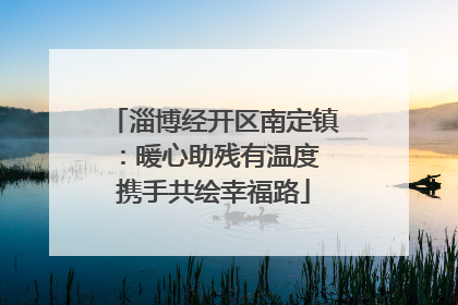 淄博经开区南定镇：暖心助残有温度 携手共绘幸福路