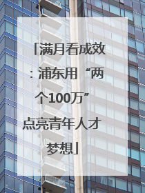 满月看成效：浦东用“两个100万”点亮青年人才梦想